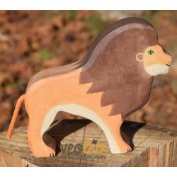 León- Animal de madera