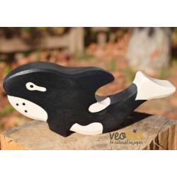 Orca- Animal de madera