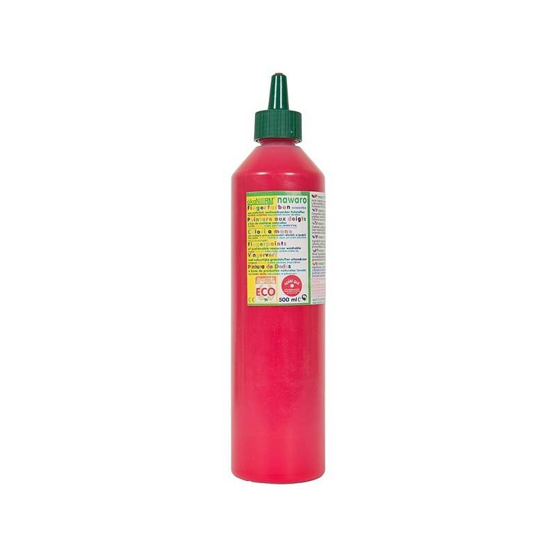 Pintura de dedos natural Ökonorm 500ml (Rojo) Pintura de dedos natural Ökonorm 500ml (Rojo)