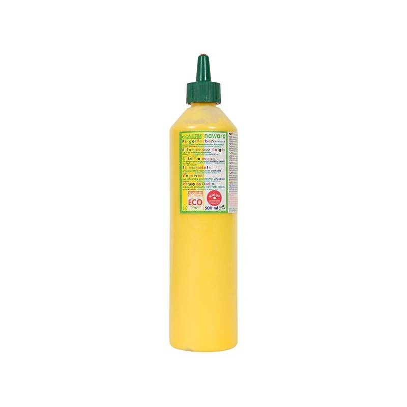 Pintura de dedos natural Ökonorm 500ml (amarillo) Pintura de dedos natural Ökonorm 500ml (amarillo)