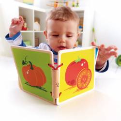 Libro de madera "Frutas"