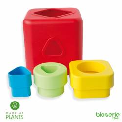 Caja de formas (plástico natural) BIOSERIE