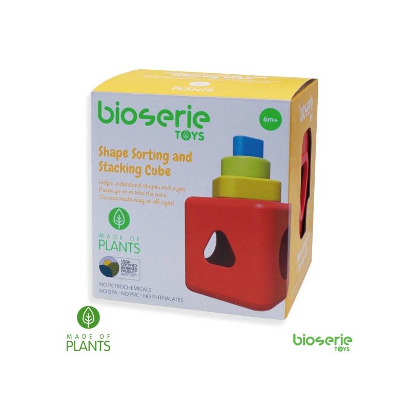 Caja de formas (plástico natural) BIOSERIE
