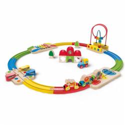 Circuito de Trenes Encajable Musical