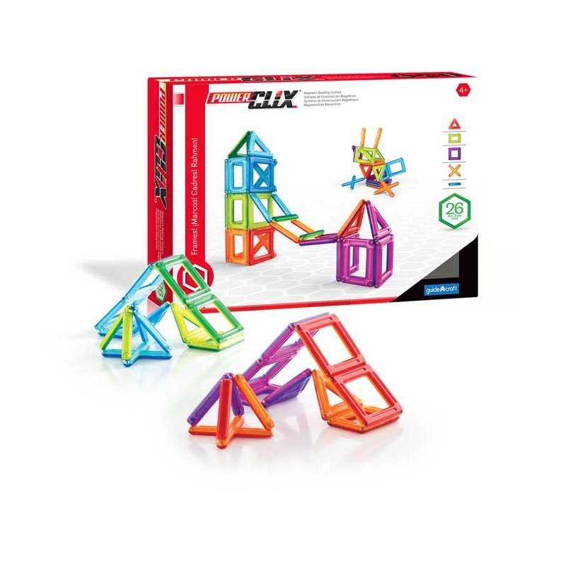 Piezas magnéticas Power Clix 26 piezas