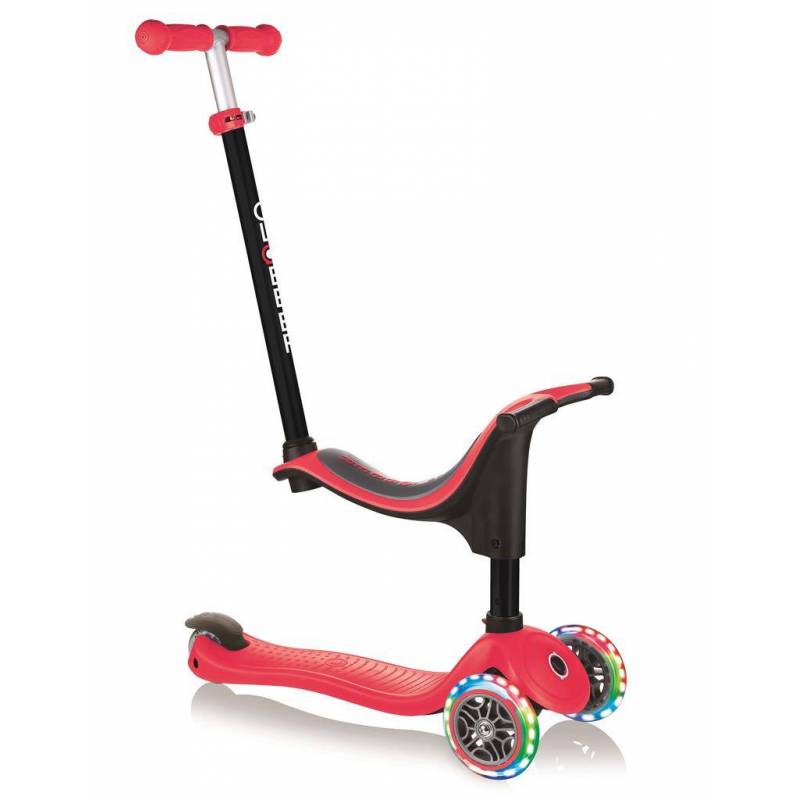 Patinete Go Up Sporty de Luces Rojo-Globber