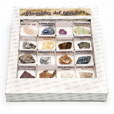 Caja Nº1 Minerales del Mundo-Kunugi