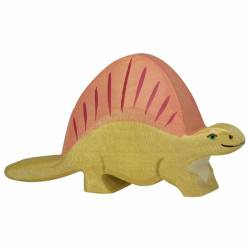Dinosaurio Dimetrodon- Animal de madera