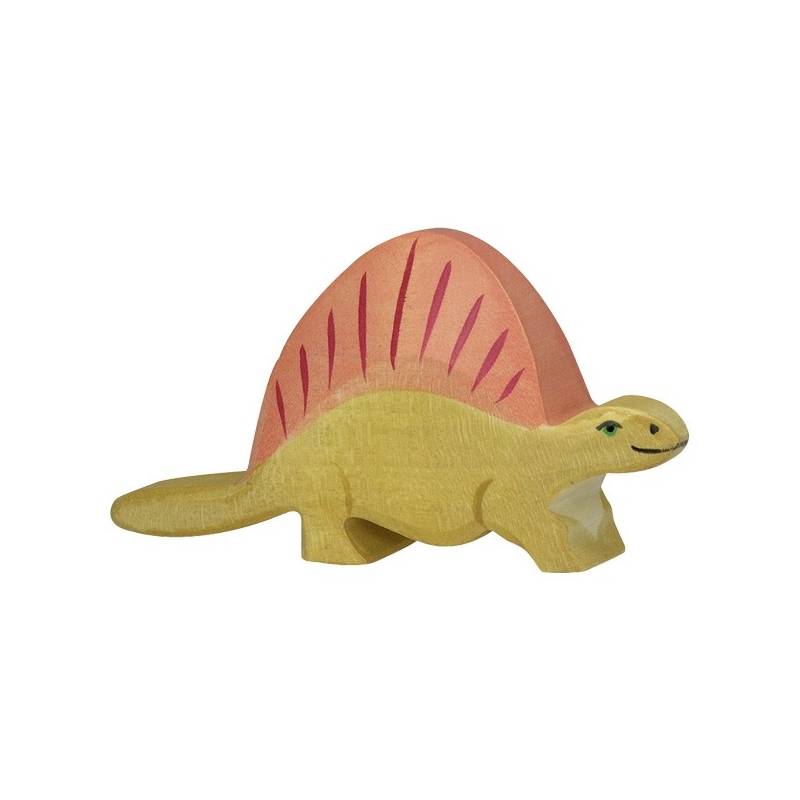 Dinosaurio Dimetrodon- Animal de madera