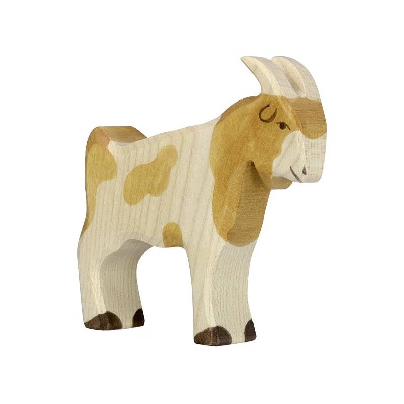 Macho cabrio- Animal de madera Macho cabrio- Animal de madera