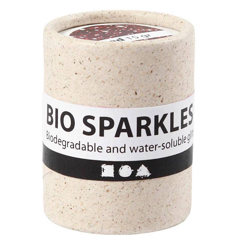 Purpurina biodegradable para manualidades ROJO-Bioglitter Craft