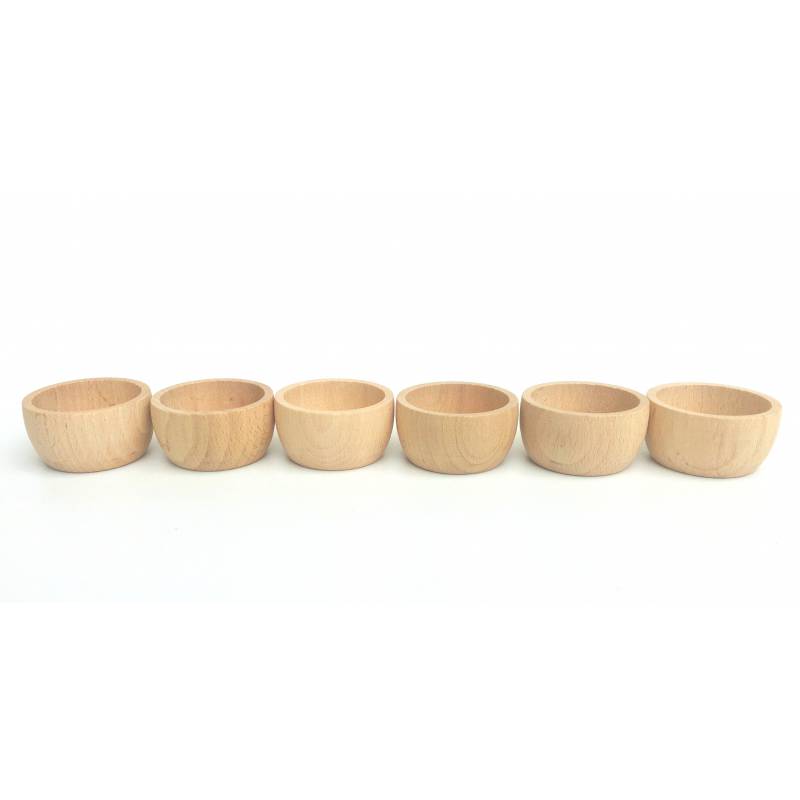 Bol de madera natural