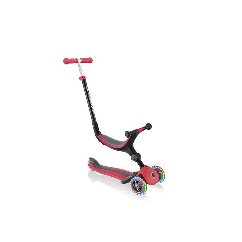 Patinete Go Up Foldable Plus Luces Rojo-Globber