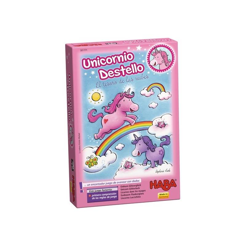 Unicornio destello- El tesoro de la nubes HABA