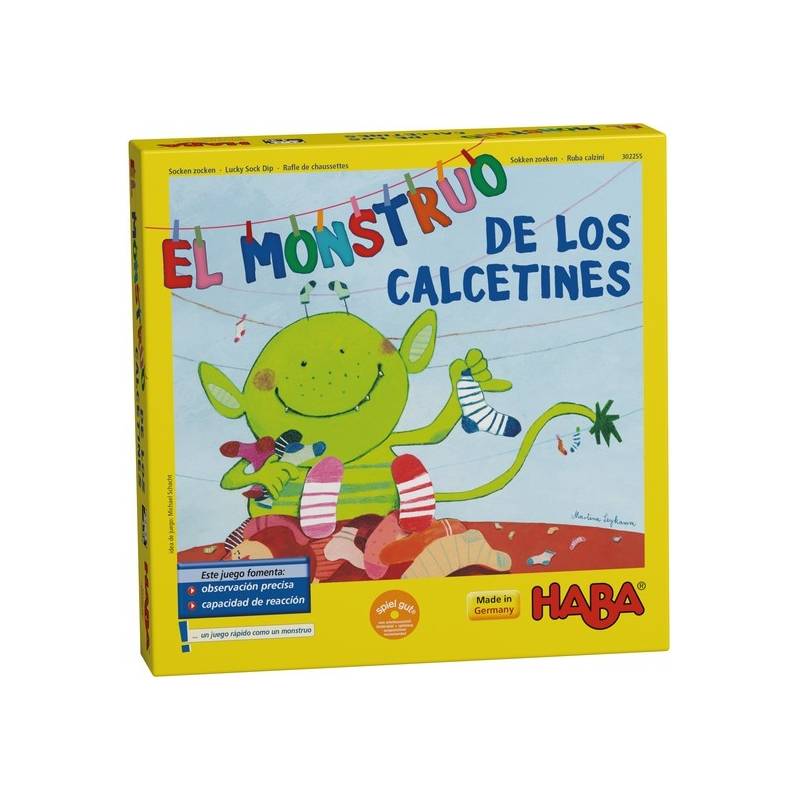 El monstruo de los calcetines HABA