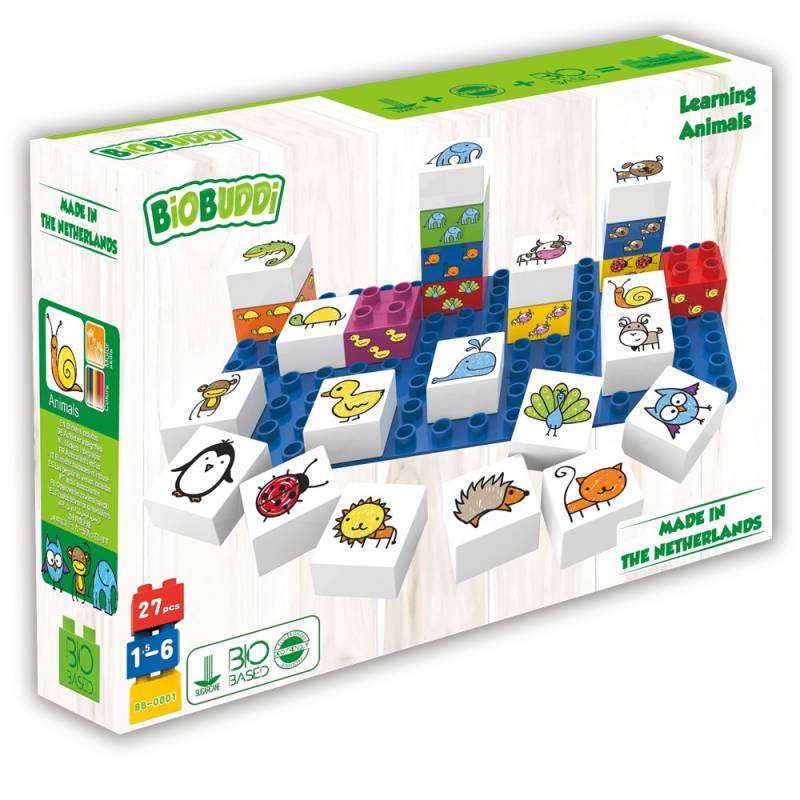 Bloques Animales Biobuddi ( 27 piezas+Base) Bloques Animales Biobuddi ( 27 piezas+Base)