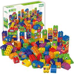 Bloques Arco iris Biobuddi ( 97 piezas+ 3 Bases)