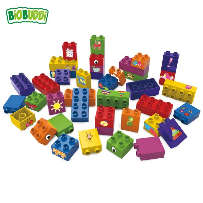 Bloques Multicolor Biobuddi ( 40 piezas)