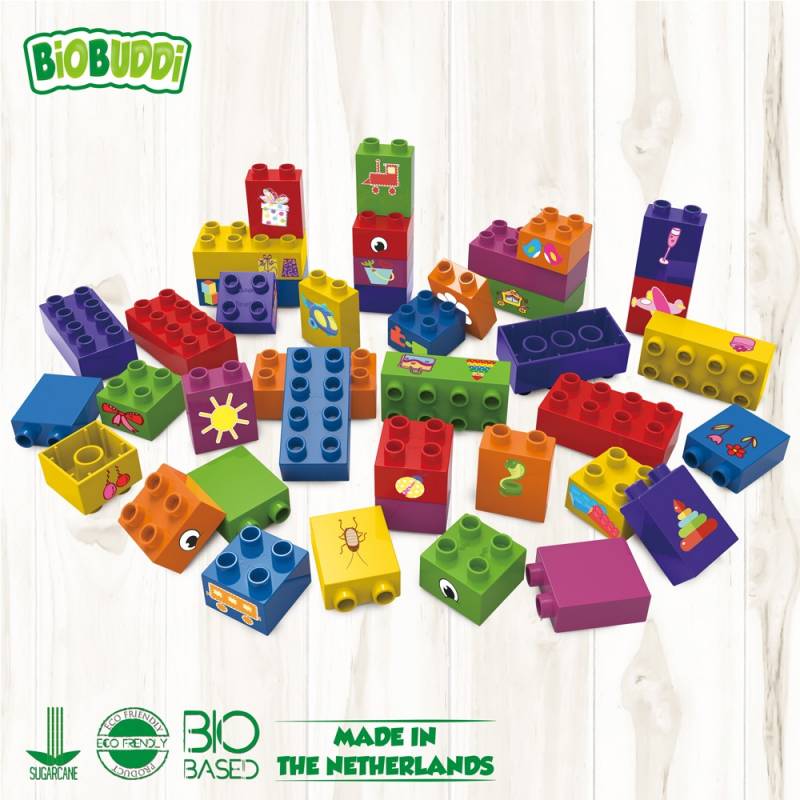 Bloques Multicolor Biobuddi ( 40 piezas)