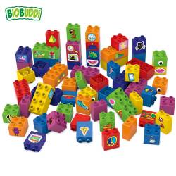 Bloques Multicolor Biobuddi ( 60 piezas)
