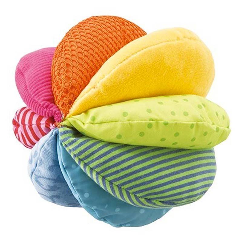 Pelota Sensorial Arco iris de tela Haba