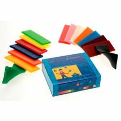Cera de abeja para modelar Stockmar 15 unidades