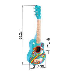 Guitarra Hippie " Flower power" HAPE