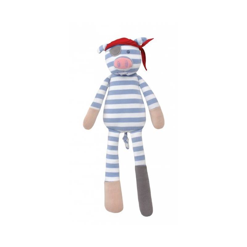Peluche Cerdito pirata de algodón orgánico (36cm) Peluche Cerdito pirata de algodón orgánico (36cm)